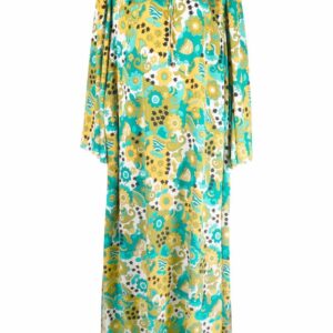 Dolce & Gabbana floral-print floor-length dress