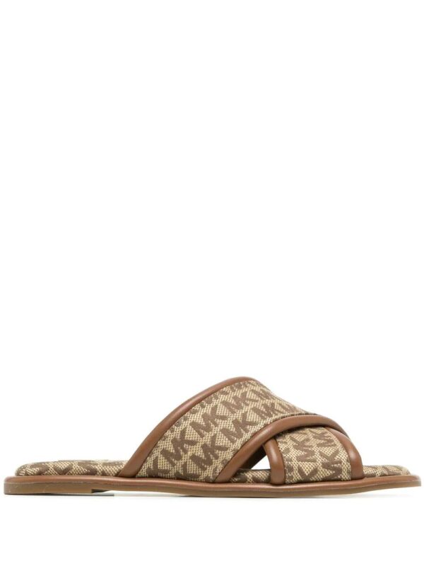 Michael Kors  Gideon monogram slides