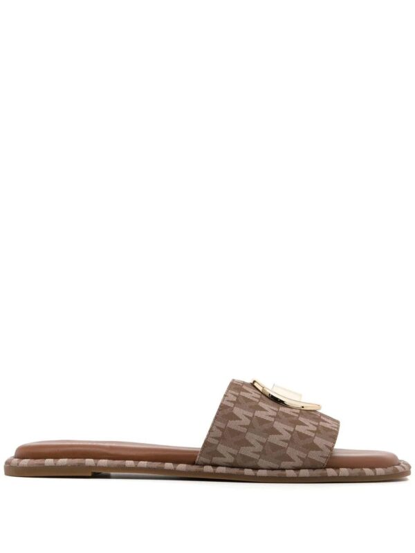Michael Kors  Hayworth leather sliders