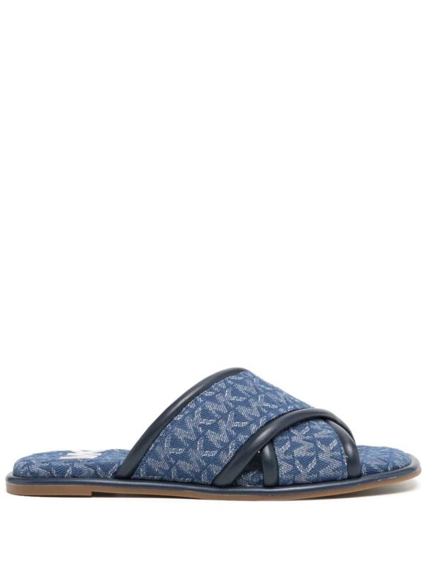 Michael Kors  Gideon monogram slide sandals