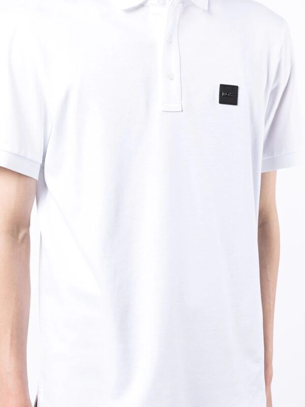 BOSS  logo-print polo shirt - Image 4