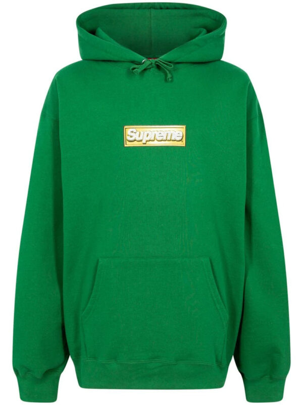 Supreme  Bling Box Logo drawstring hoodie