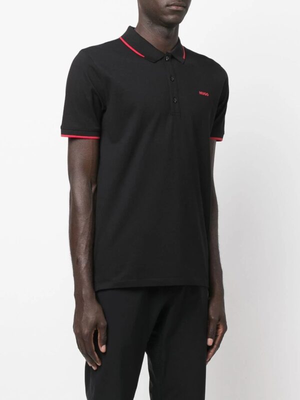 HUGO  logo-print polo shirt - Image 3