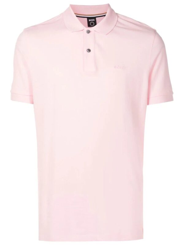 BOSS  embroidered logo polo shirt