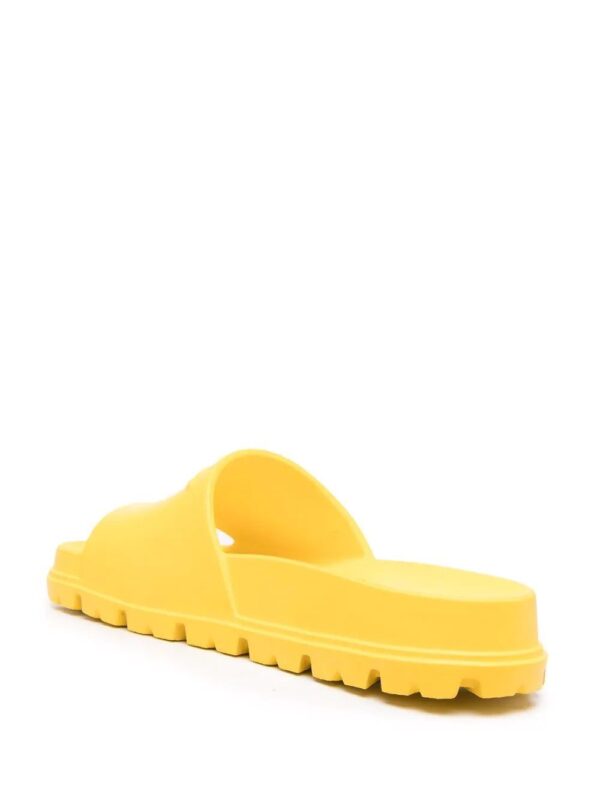 Prada  embossed-logo ridged-sole slides - Image 3