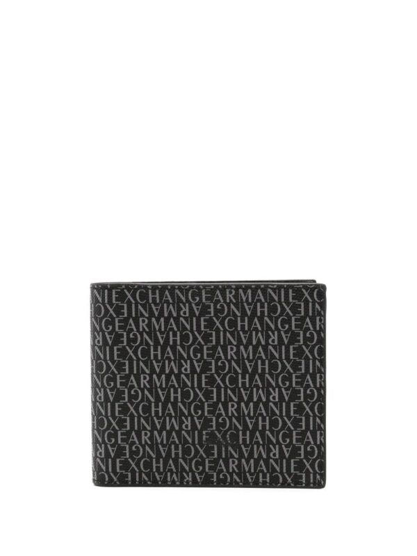 Armani Exchange  logo-print bi-fold wallet