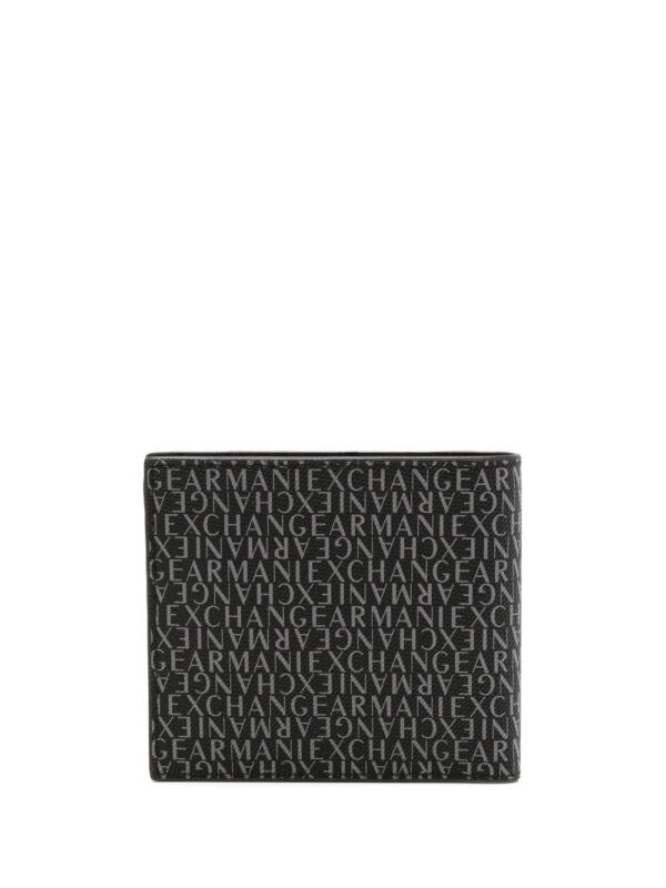 Armani Exchange  logo-print bi-fold wallet - Image 2