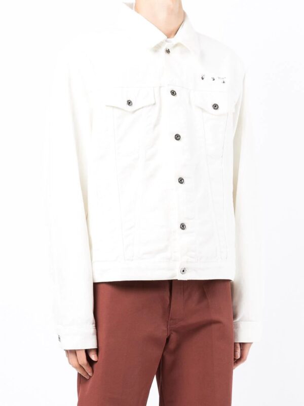 Off-White  Caravaggio-print denim jacket - Image 3