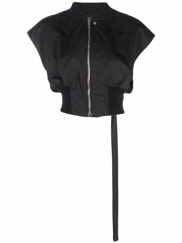 Rick Owens DRKSHDW  sleeveless cropped bomber jacket