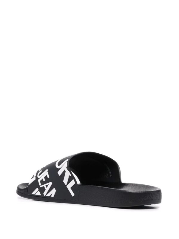 Versace Jeans Couture  logo flat slides - Image 3