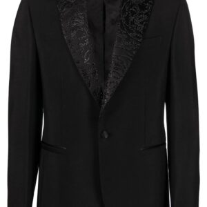 Versace  Barocco Silhouette rhinestone-embellished blazer