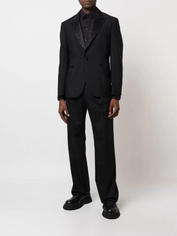 Versace  Barocco Silhouette rhinestone-embellished blazer - Image 2