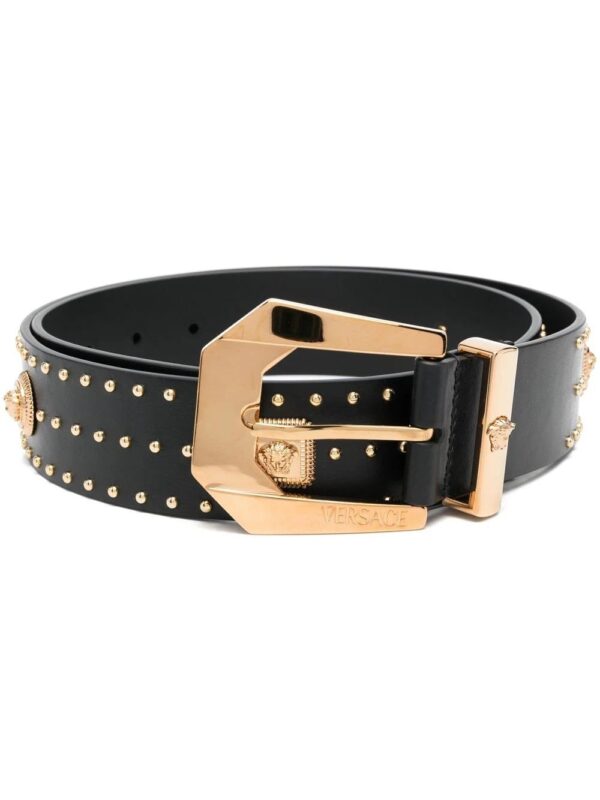 Versace  Medusa Heritage studded belt