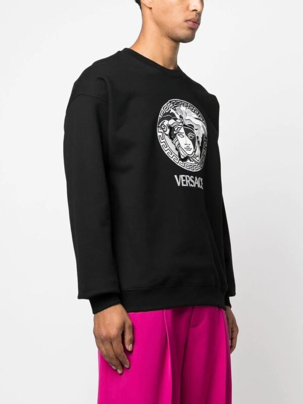 Versace  Medusa embroidered sweatshirt - Image 3