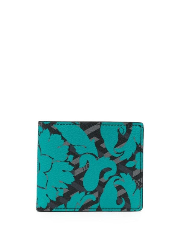 Versace  Greca-print folded wallet