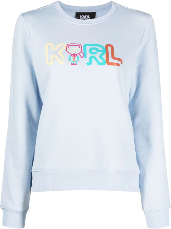 Karl Lagerfeld  logo-print crew-neck sweatshirt