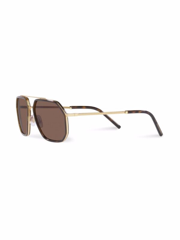 Dolce & Gabbana Eyewear double-bridge pilot-frame sunglasses - Image 2