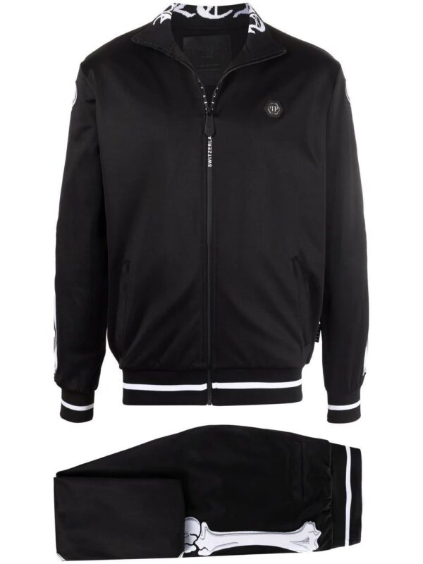 Philipp Plein  skeleton-print track pants