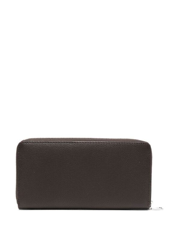 Diesel Continental Zip L logo-plaque leather wallet - Image 2