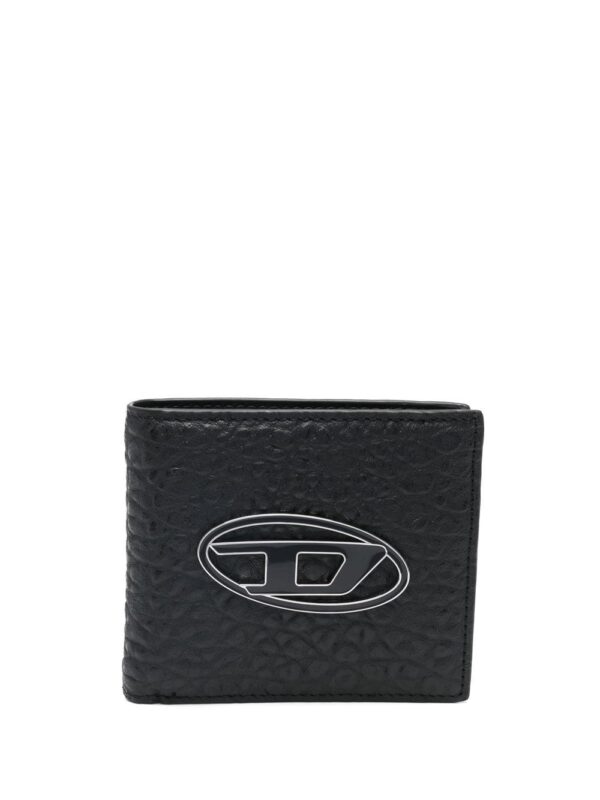 Diesel  logo-plaque bi-fold wallet