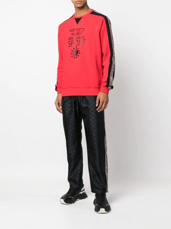 Diesel  logo-jacquard track pants - Image 2