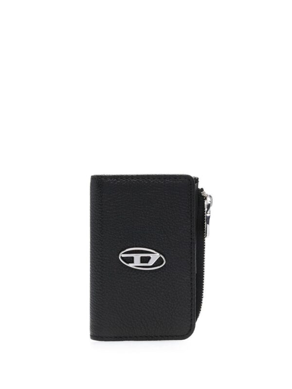 Diesel L-Zip leather keyholder wallet