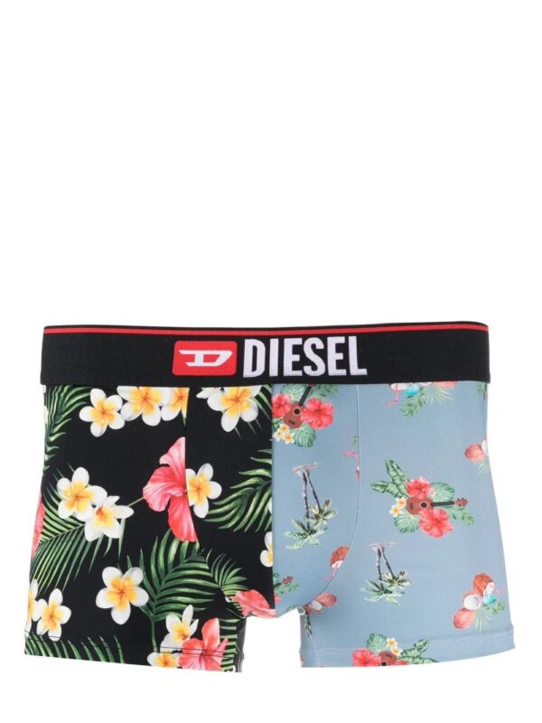Diesel  contrast floral-print boxer briefs