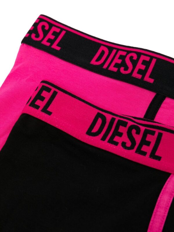 Diesel  two-pack logo-waist boxer briefs - Image 4