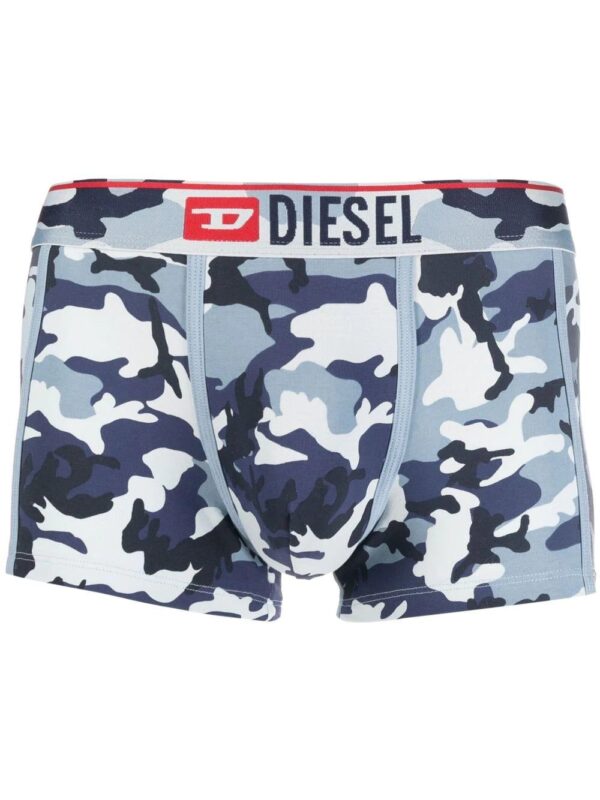 Diesel  logo-waistband camouflage boxers