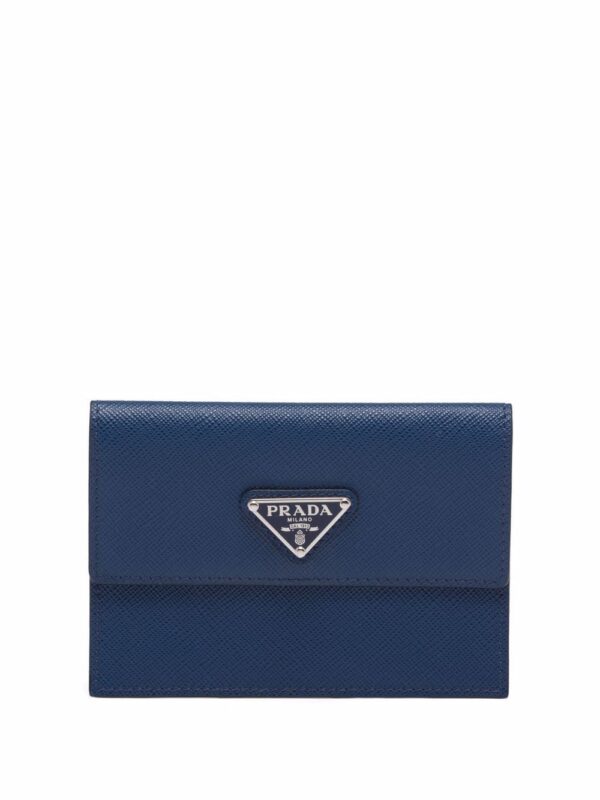 Prada triangle-logo document holder
