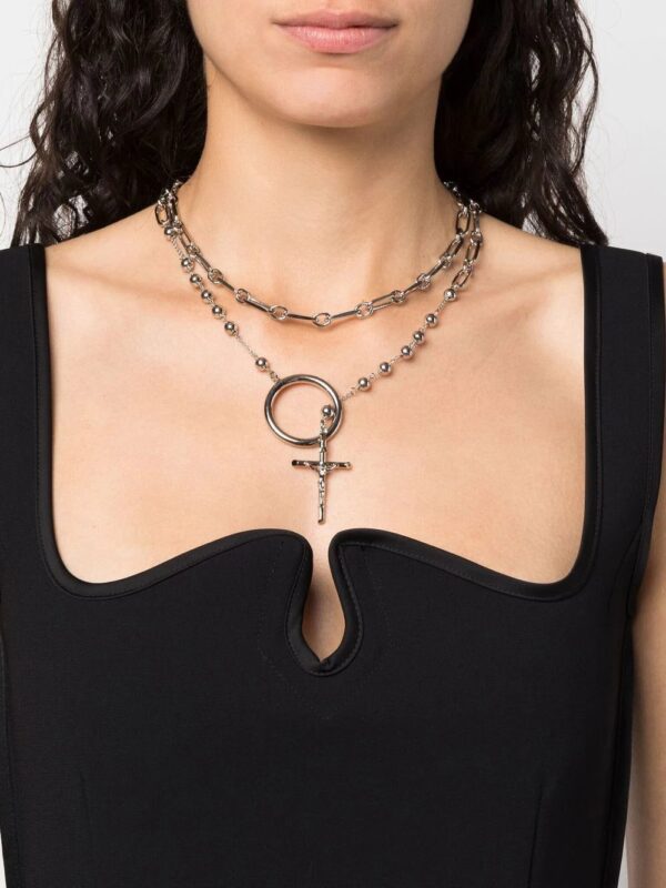 Dolce & Gabbana  chain-link cross necklace - Image 2