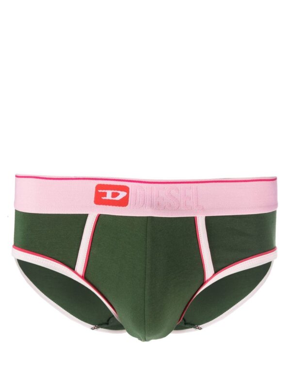 Diesel  logo-waistband briefs