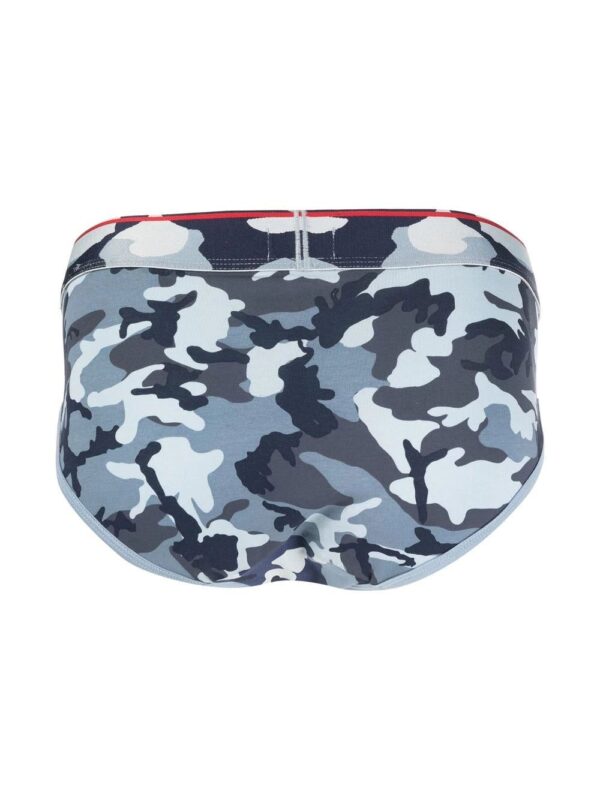 Diesel  logo-waistband camouflage-print briefs - Image 2