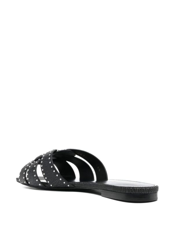 Saint Laurent  tribute studded flat sandals - Image 3