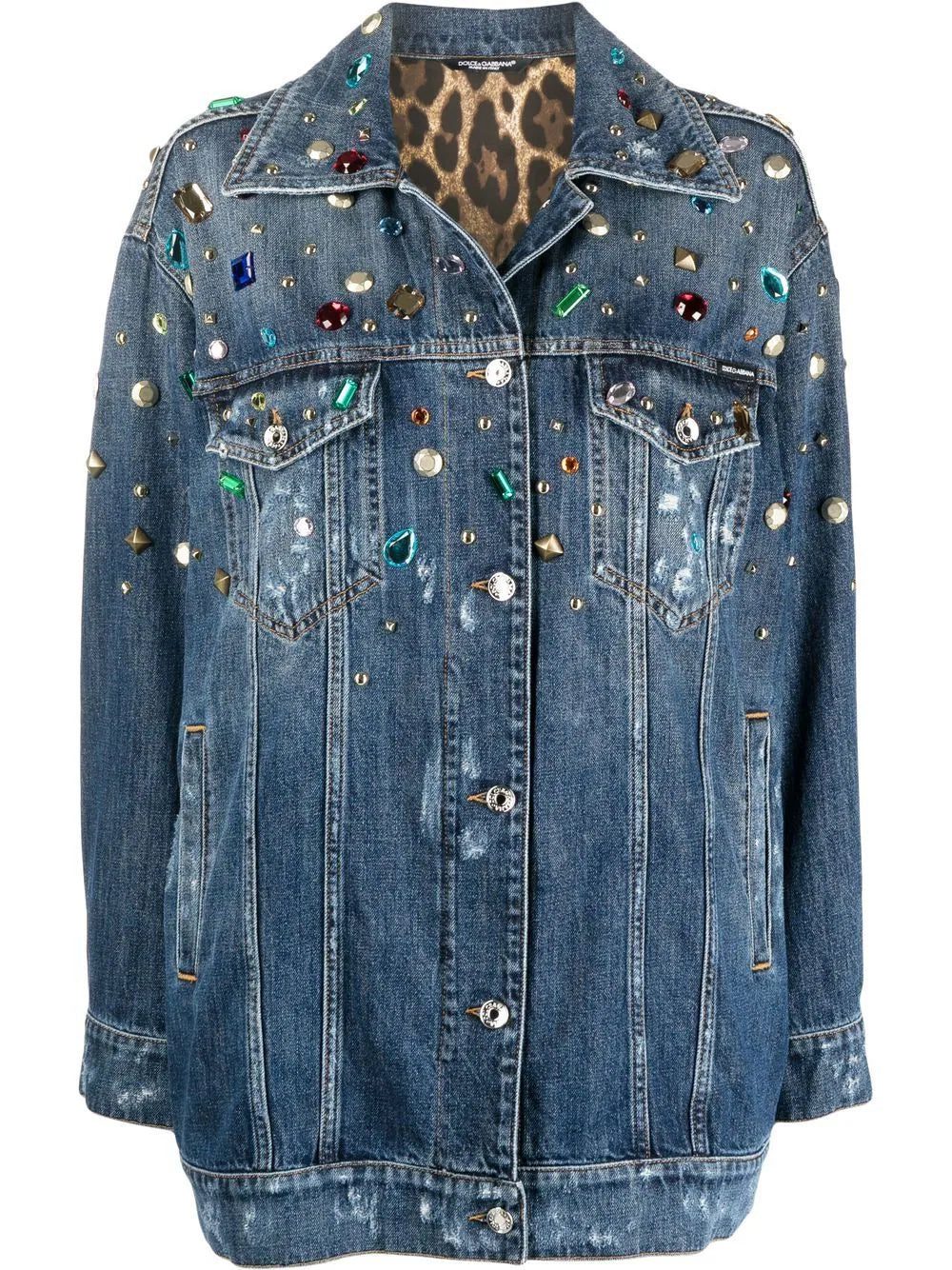 Dolce & Gabbana embellished denim jacket