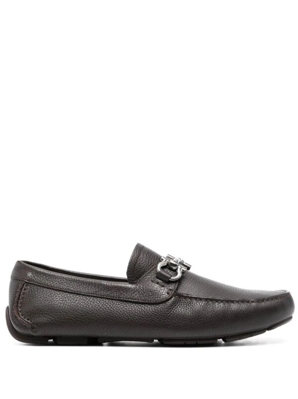 Ferragamo  Gancini horse-bit driver loafers