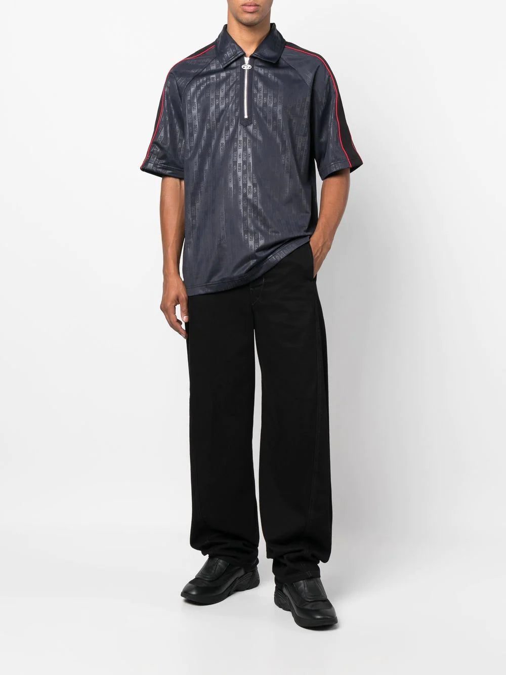 Diesel S-MEKORY jacquard polo shirt - Image 2