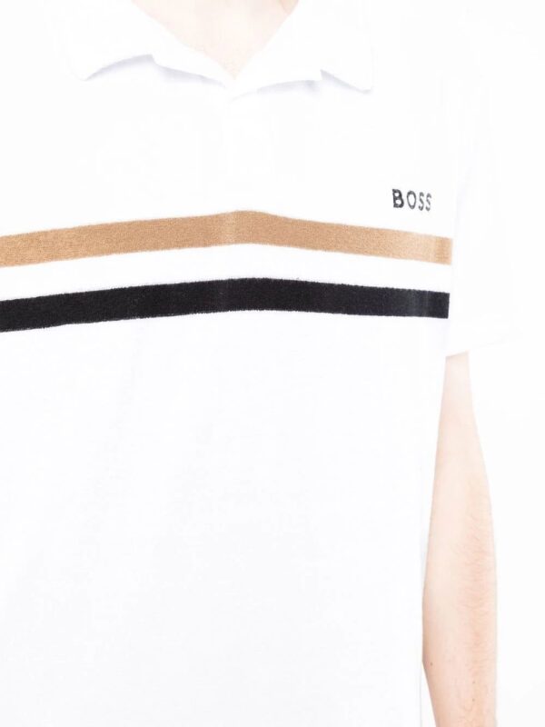 BOSS  embroidered-logo detail polo shirt - Image 4