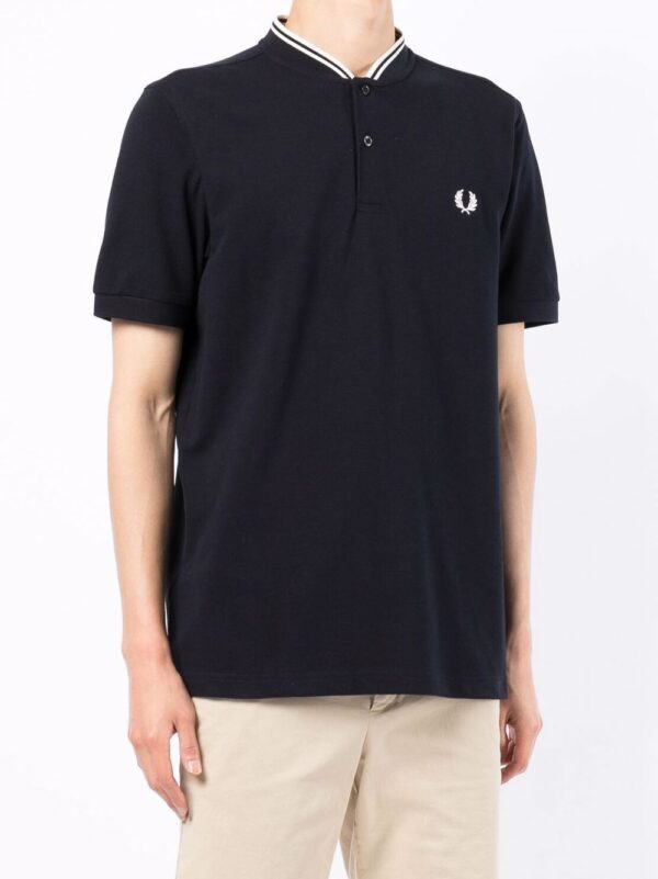 Fred Perry mock neck polo shirt - Image 3