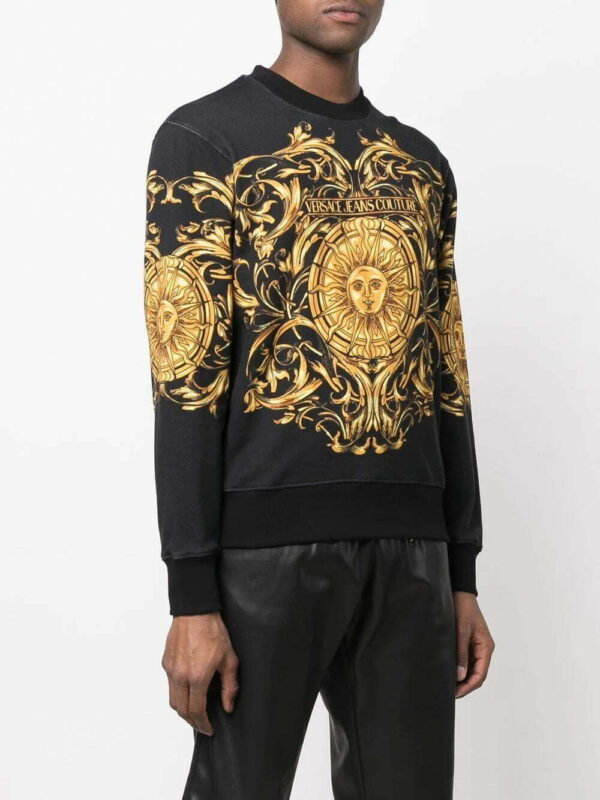 Versace Jeans Couture  Garland Sun-print sweatshirt - Image 3