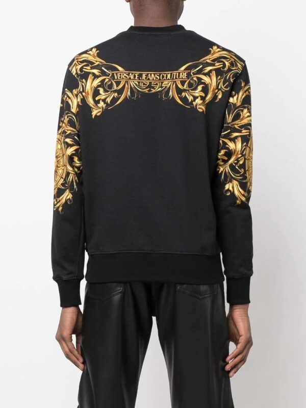 Versace Jeans Couture  Garland Sun-print sweatshirt - Image 4