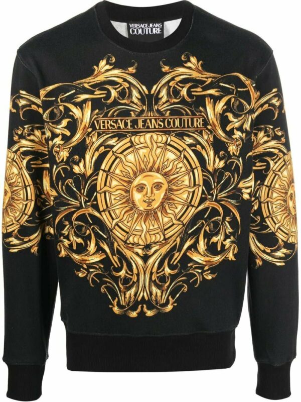 Versace Jeans Couture  Garland Sun-print sweatshirt