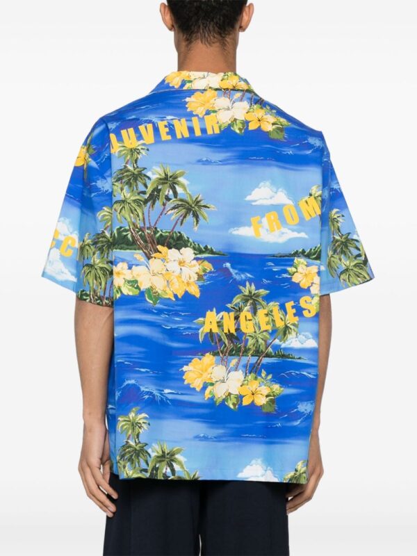 Gucci palm tree-print bowling shirt - Image 4