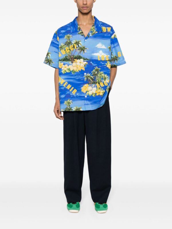 Gucci palm tree-print bowling shirt - Image 2