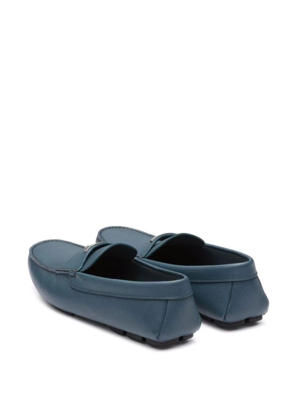 Prada  triangle-logo penny-slot loafers - Image 3