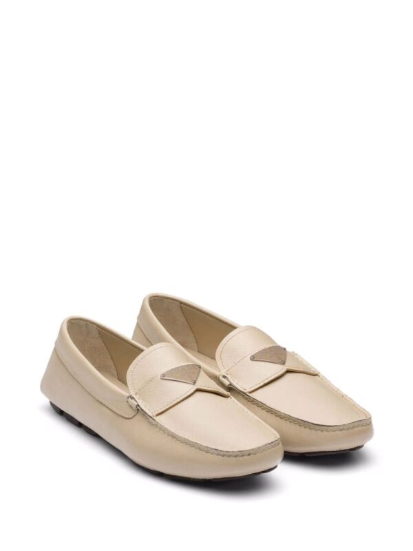 Prada  triangle-logo penny-slot loafers - Image 2