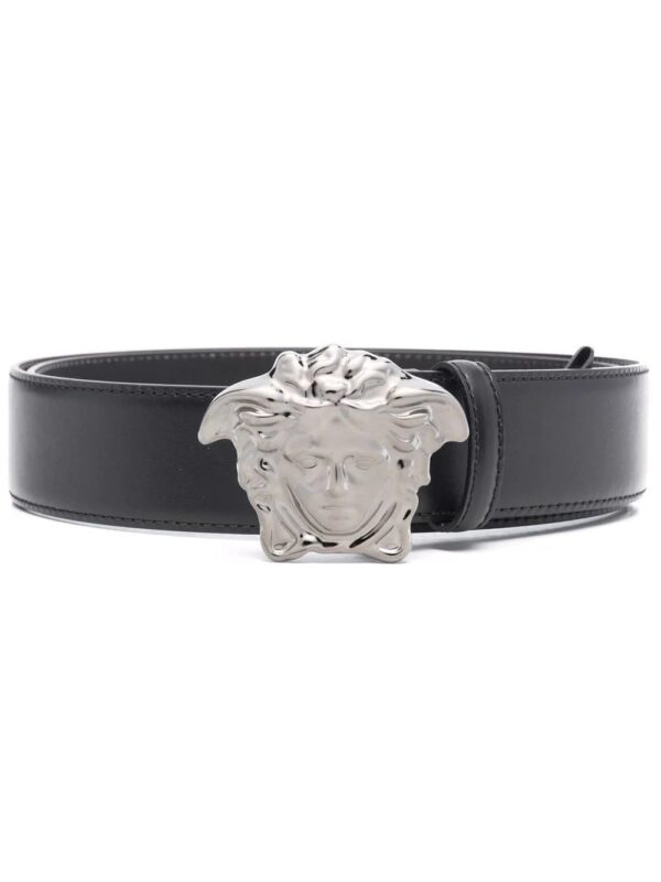 Versace Medusa-buckle leather belt