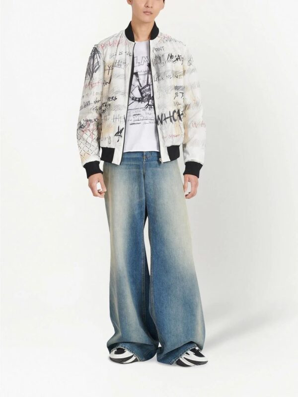 Balmain  graphic-print cotton T-shirt - Image 3