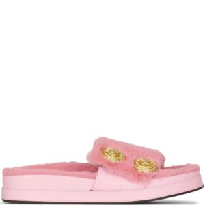Balmain  faux-fur slides