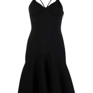 Alexander McQueen fluted mini dress